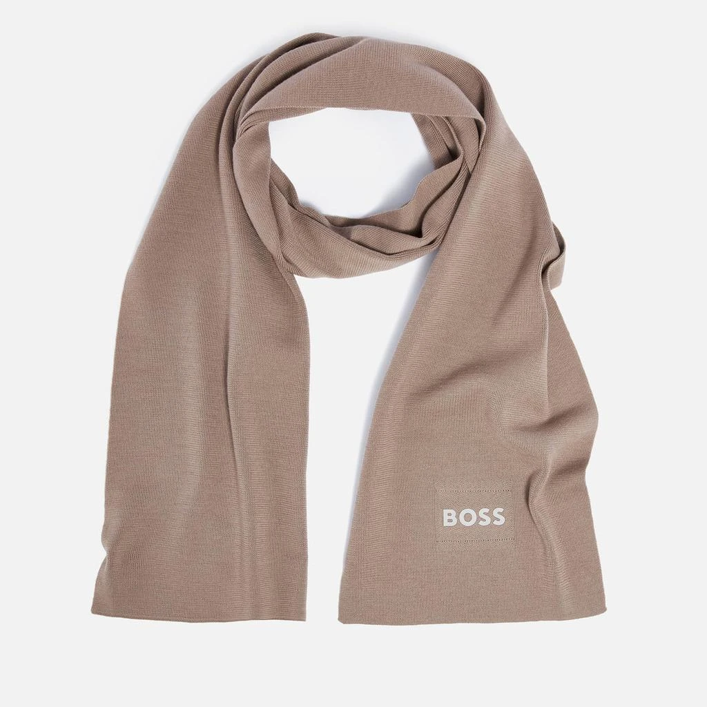 商品Hugo Boss|BOSS Green Aride Wool-Blend Scarf,价格¥335,第1张图片