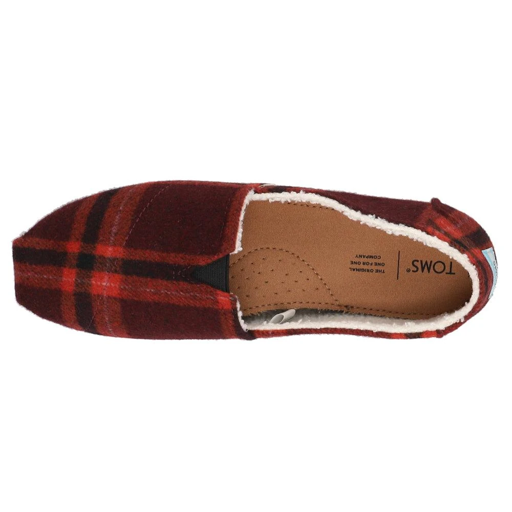 商品TOMS|Alapargata Cozy Belmont Plaid Slip On Flats,价格¥152,第4张图片详细描述