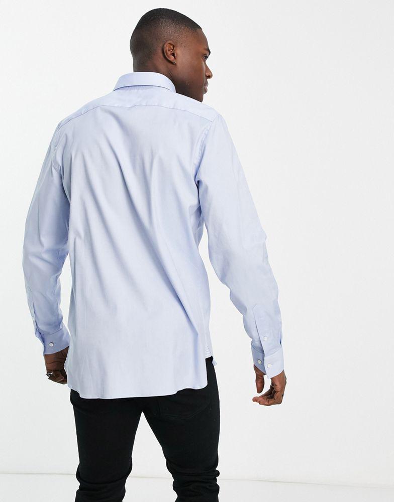 Lacoste long sleeve shirt in blue商品第3张图片规格展示