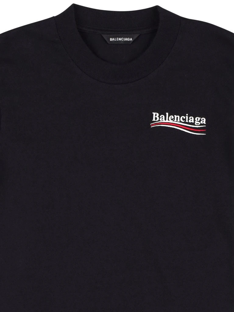 商品Balenciaga|儿童刺绣棉质 T 恤,价格¥1840,第1张图片