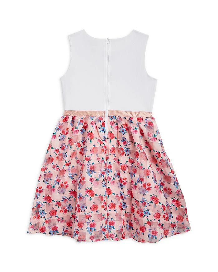 商品Us Angels|Girls' Fit & Flare Floral Print Dress - Big Kid,价格¥276,第2张图片详细描述