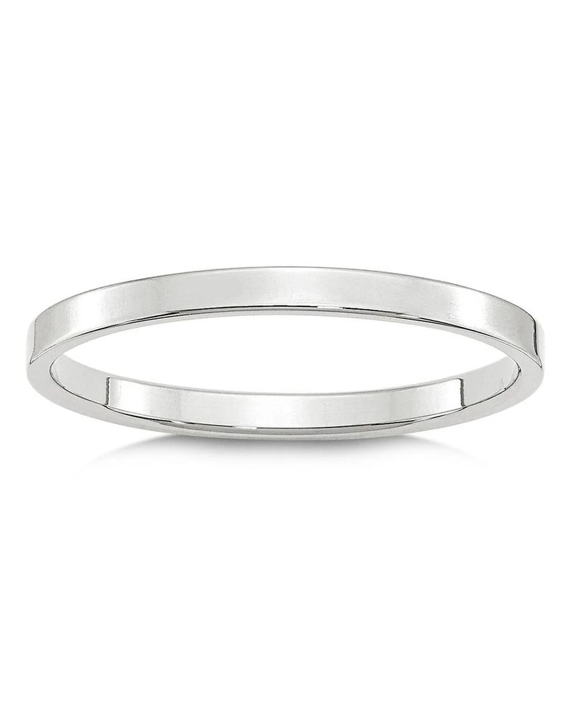 商品Bloomingdale's|Men's 2mm Lightweight Flat Band in 14K White Gold or Yellow Gold - Exclusive,价格¥3179,第1张图片