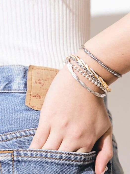 商品Pepe Zoo|Dia Silver Bracelet,价格¥1129,第2张图片详细描述