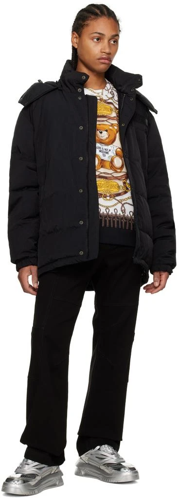 商品Moschino|Off-White Military Teddy Scarf Sweatshirt,价格¥2727,第4张图片详细描述