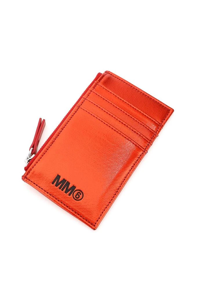 商品MM6|COATED CANVAS ZIPPED CARDHOLDER,价格¥797,第5张图片详�细描述