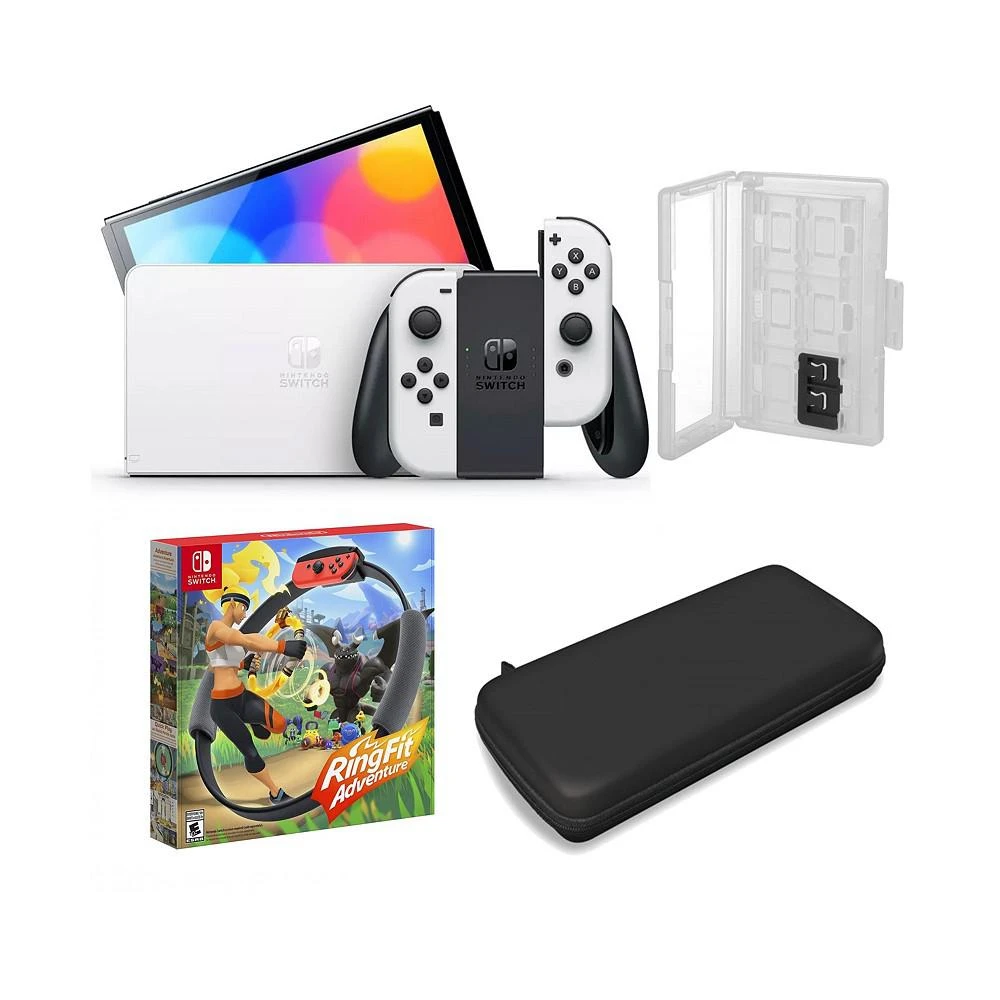 商品Nintendo|Switch OLED in White with Ring Fit & Accessories,价格¥3741,第1张图片