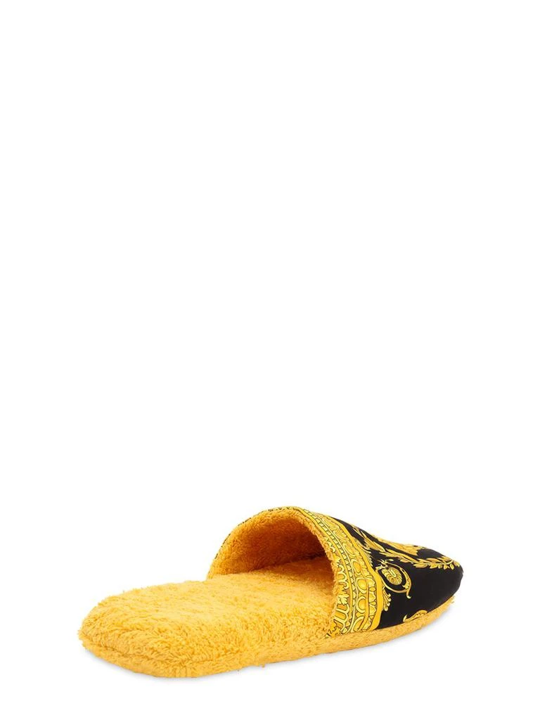 商品Versace|Barocco & Robe Cotton Slippers,价格¥1138,第2张图片详细描述
