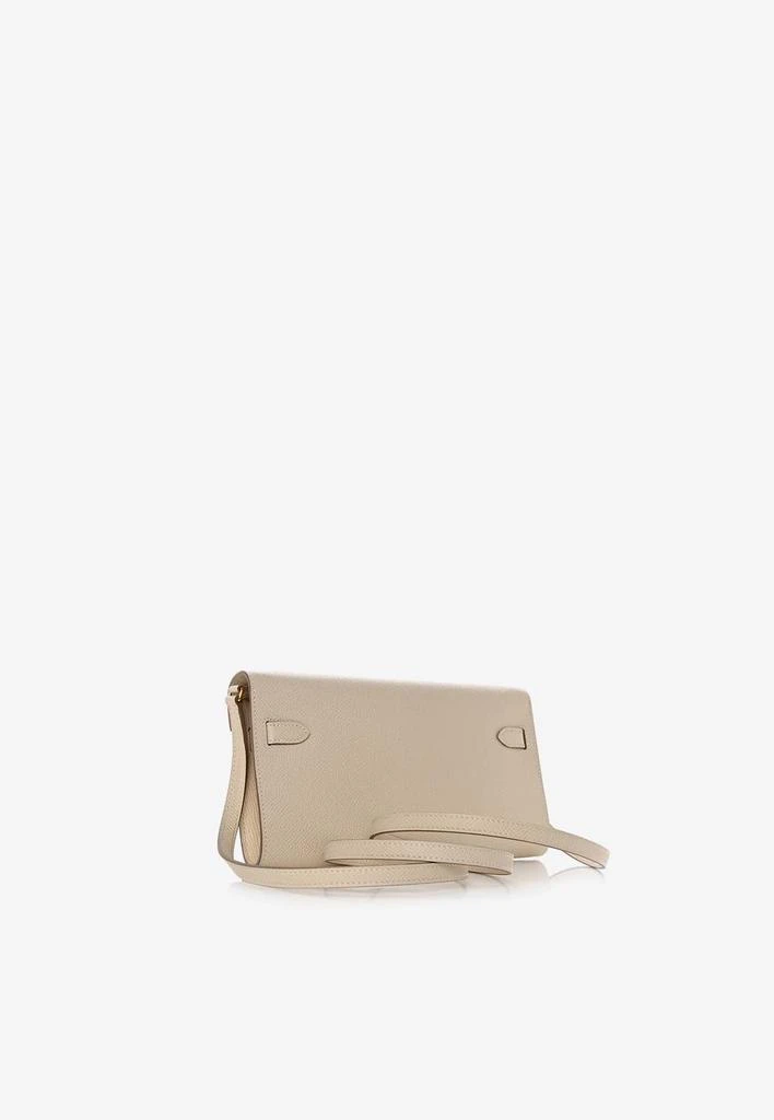 商品Hermes|Kelly To Go Wallet in Craie Epsom with Gold Hardware,价格¥83853,第2张图片详细描述