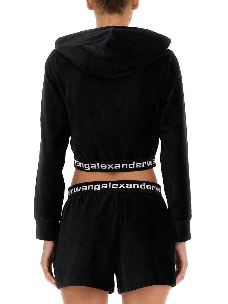 商品Alexander Wang|T by Alexander Wang Cropped Sweatshirt,价格¥2762,第2张图片详细描述