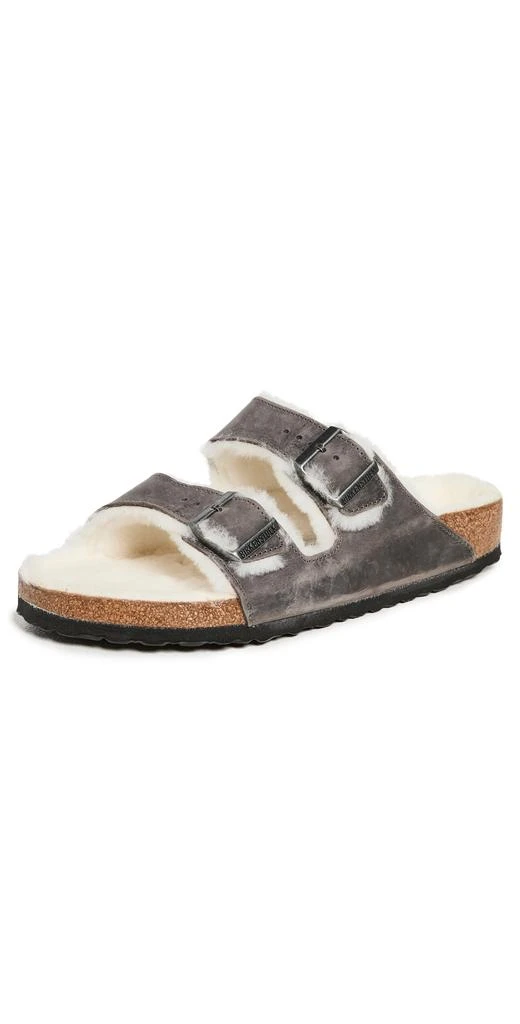 商品Birkenstock|Birkenstock Arizona Shearling Sandals,价格¥599,第1张图片