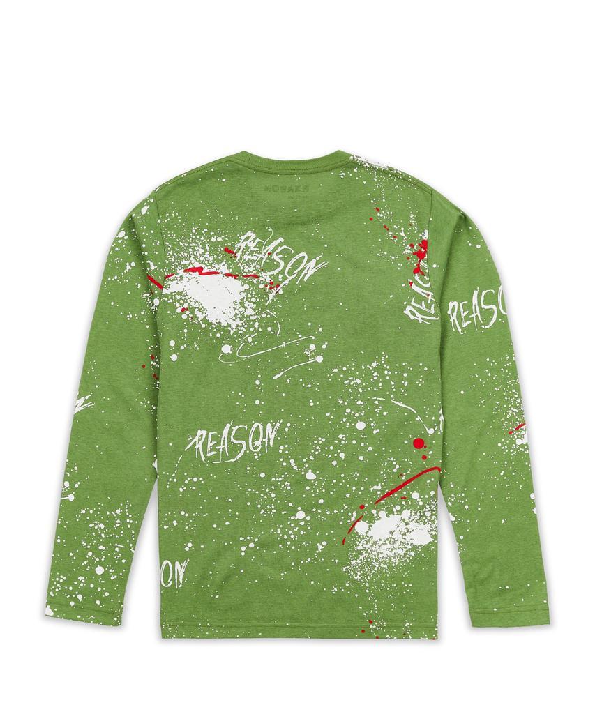 商品Reason Clothing|Bear Splatter Allover Print Long Sleeve Tee,价格¥74,第6张图片详细描述