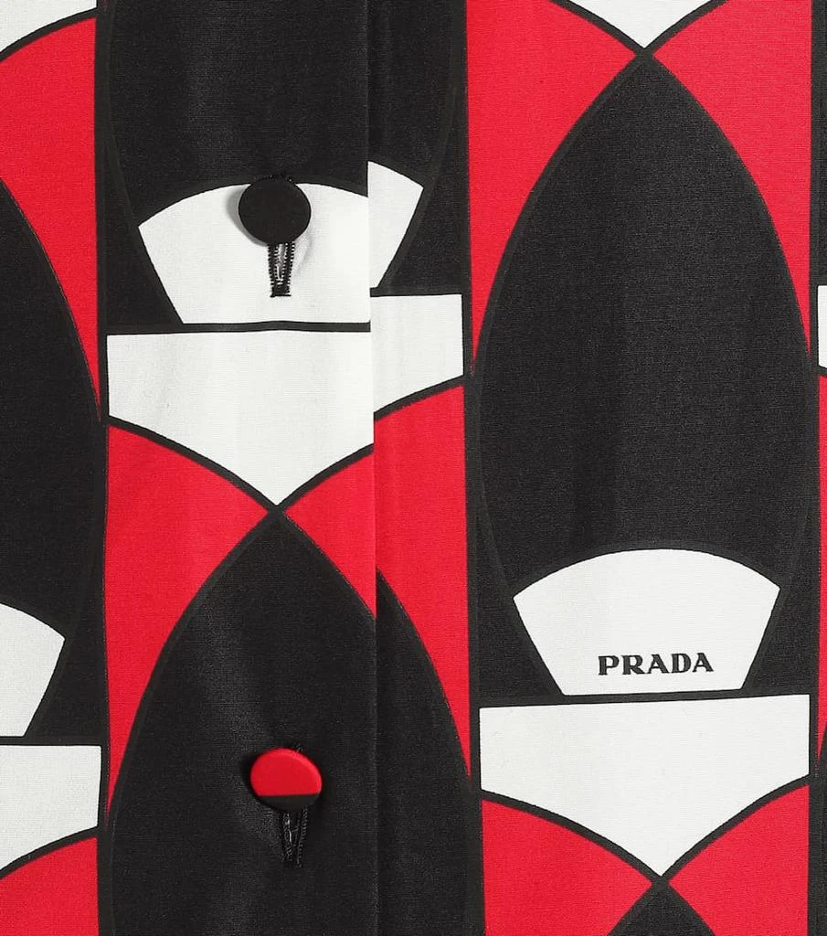 商品Prada|Printed cotton shirt,价格¥5966,第4张图片详细描述