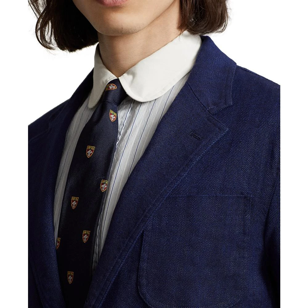 商品Ralph Lauren|Men's Linen-Blend Herringbone Twill Sport Coat,价格¥1195,第3张图片详细描述