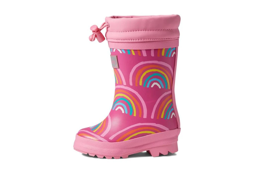 商品Hatley|Rainy Rainbows Sherpa Lined Rain Boots (Toddler/Little Kid/Big Kid),价格¥195,第4张图片详细描述