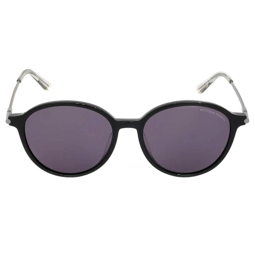 商品Bottega Veneta|Grey Round Ladies Sunglasses BV0260SK 001 55,价格¥957,第1张图片