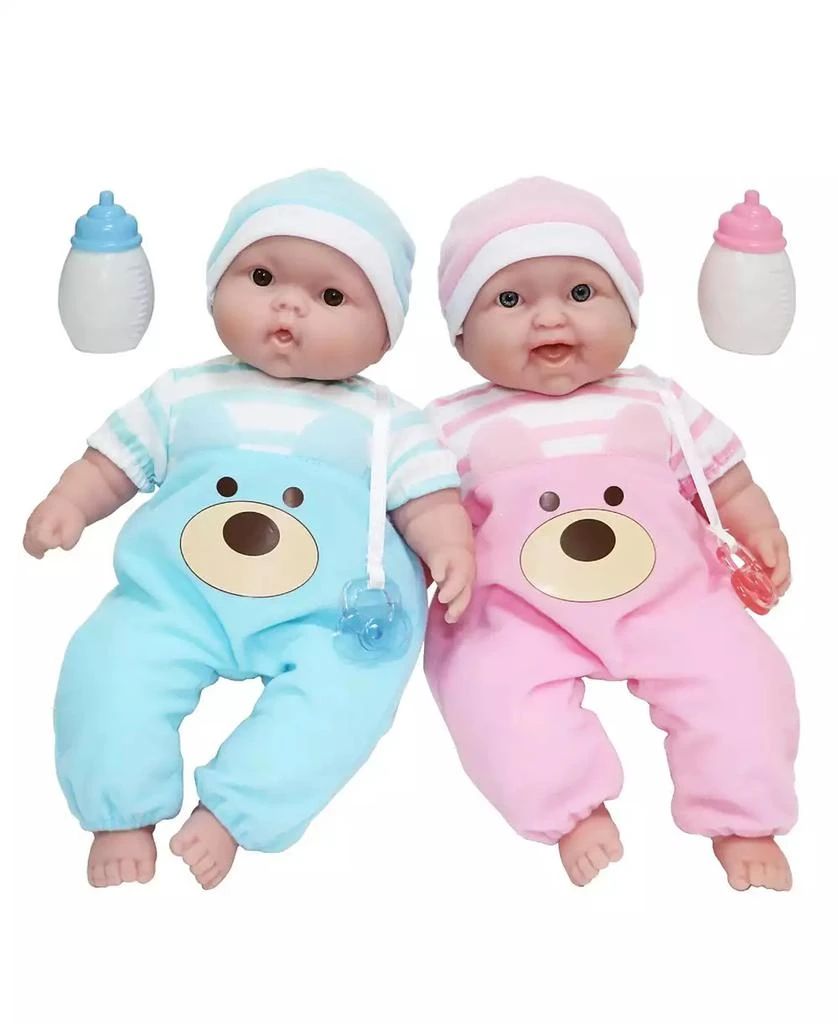 商品JC TOYS|Berenguer Boutique Twins 13" Baby Dolls Pink and Blue,价格¥187,第1张图片