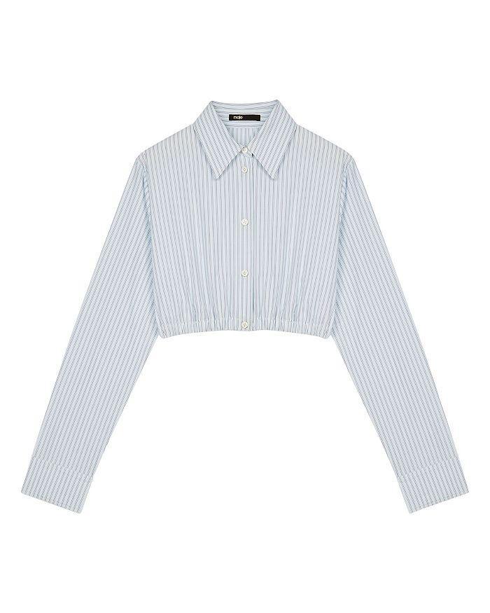 商品Maje|Cirisa Cropped Dress Shirt,价格¥1039,第5张图片详细描述