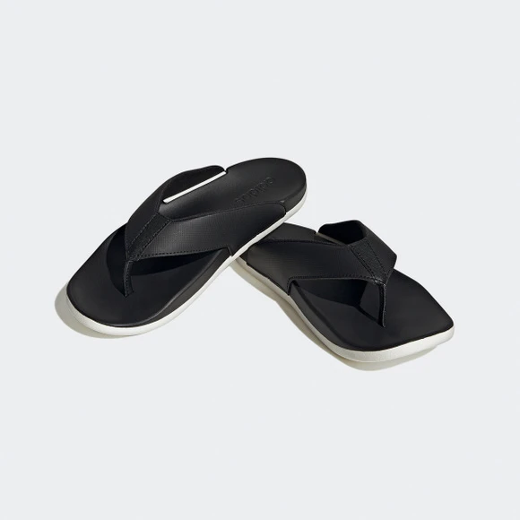 【Brilliant|包邮包税】阿迪达斯 ADILETTE COMFORT FLIP FLOP  休闲鞋 运动鞋  HQ4458 CBLACK/CWHITE/CBLACK 商品