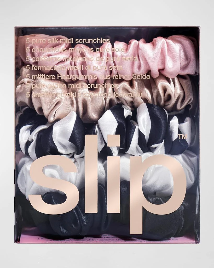 商品Slip|The Midi Scrunchies, Set of 5,�价格¥333,第2张图片详细描述