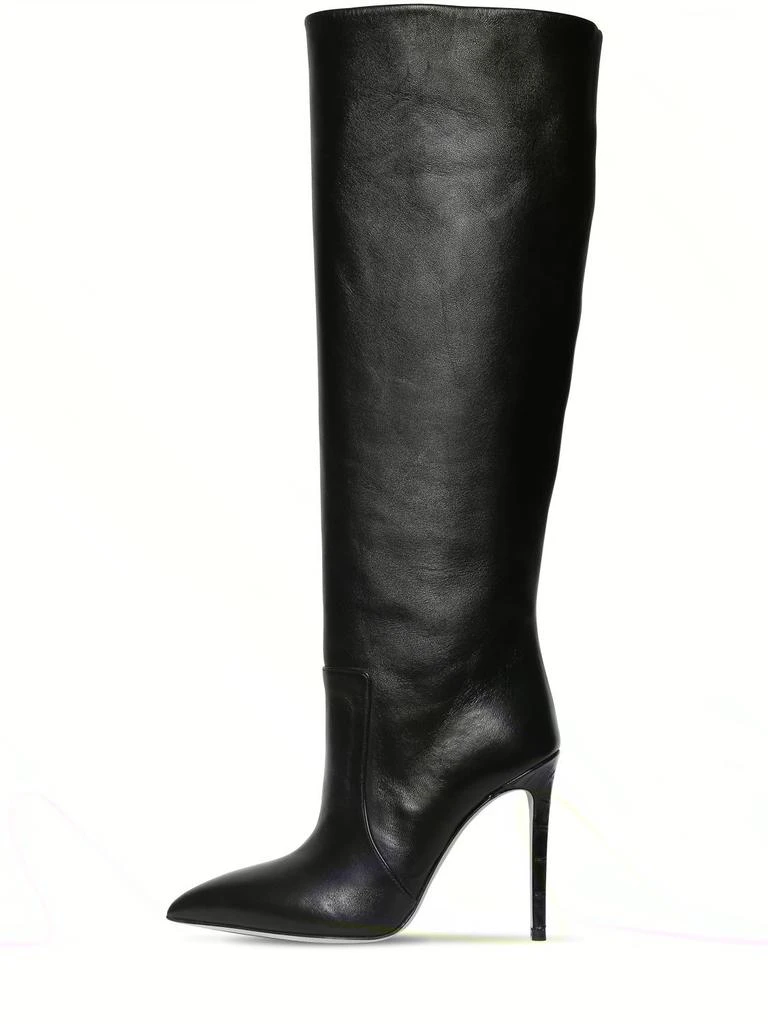 商品Paris Texas|105mm Leather Tall Boots,价格¥6040,第1张图片