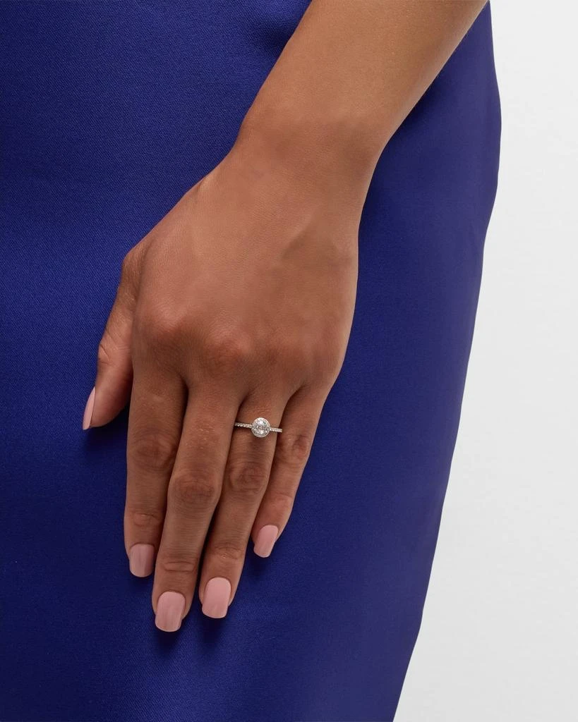 商品64 Facets|Scallop 18K White Gold Rose Cut and Brilliant Diamond Scallop Solitaire Ring, Size 6,价格¥15314,第2张图片详细描述