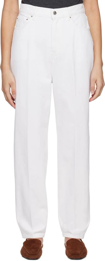 商品Totême|White Tapered Jeans,价格¥1487,第1张图片