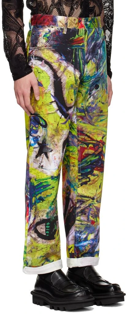 商品Charles Jeffrey Loverboy|Green Straight-Leg Jeans,价格¥1077,第2张图片详细描述