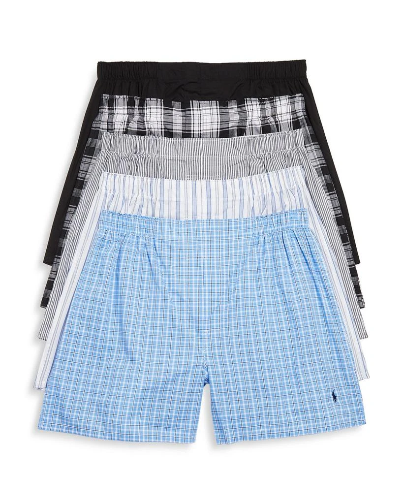 商品Ralph Lauren|Woven Boxers, Pack of 5,价格¥457,第1张图片