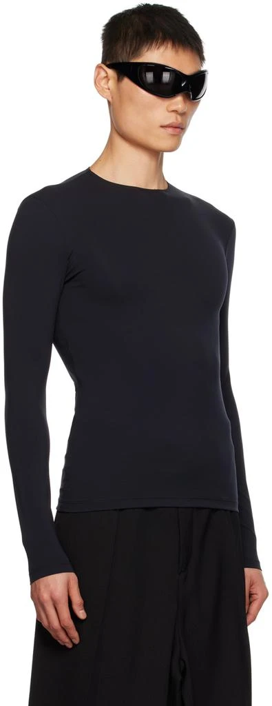 商品Balenciaga|Black Outside Loop Long Sleeve T-Shirt,价格¥7197,第2张图片详细描述