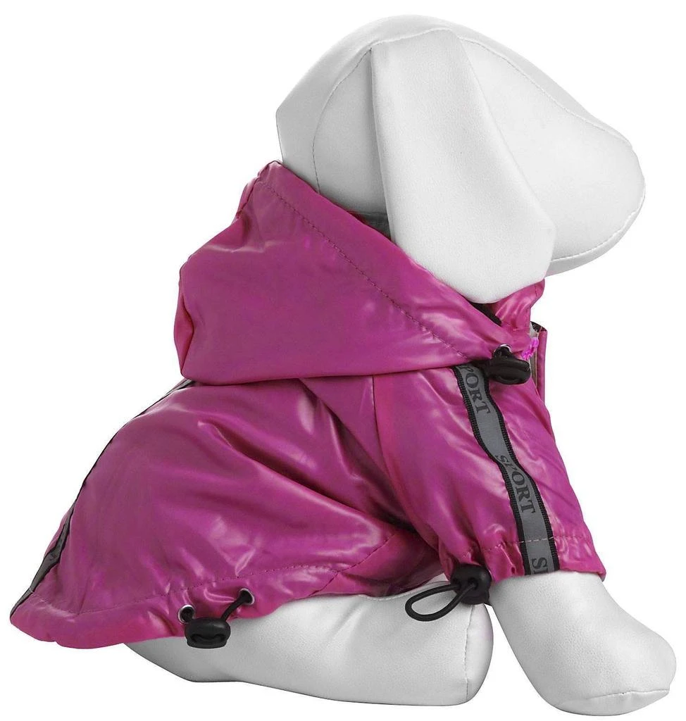 商品Pet Life|Pet Life  'Reflecta-Sport' Multi-Adjustable Reflective Weather-Proof Dog Raincoat w/ Removable Hood,价格¥239,第5张图片详细描述