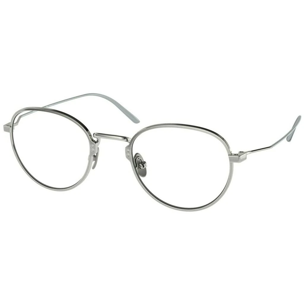 商品Prada|Prada Men's Eyeglasses - Titanium Round Full-Rim Frame | PRADA 0PR 50YV 05Q1O148,价格¥2393,第1张图片