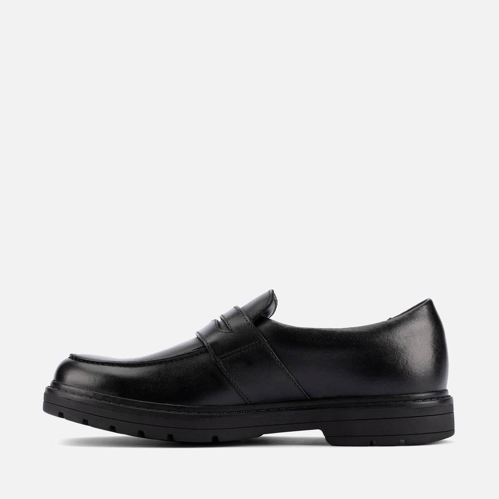 商品Clarks|Clarks Youth Loxham Craft School Shoes - Black Leather,价格¥408,第5张图片详细描述