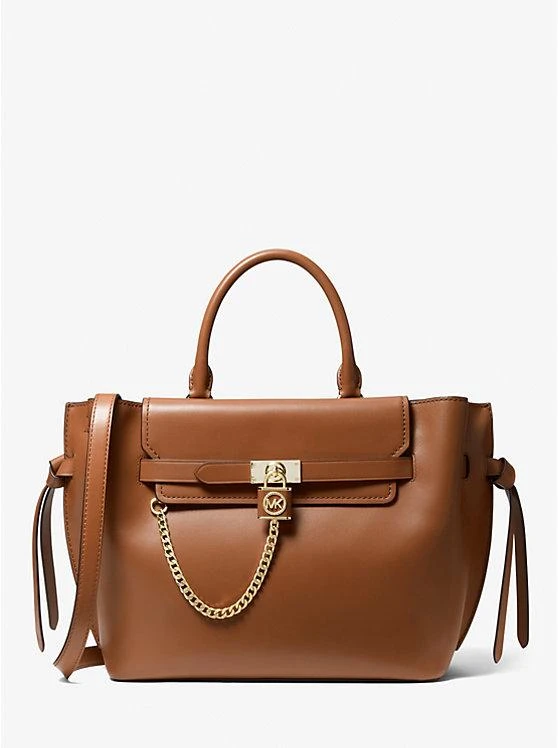 商品Michael Kors|Hamilton Legacy Large Leather Belted Satchel,价格¥1649,第1张图片