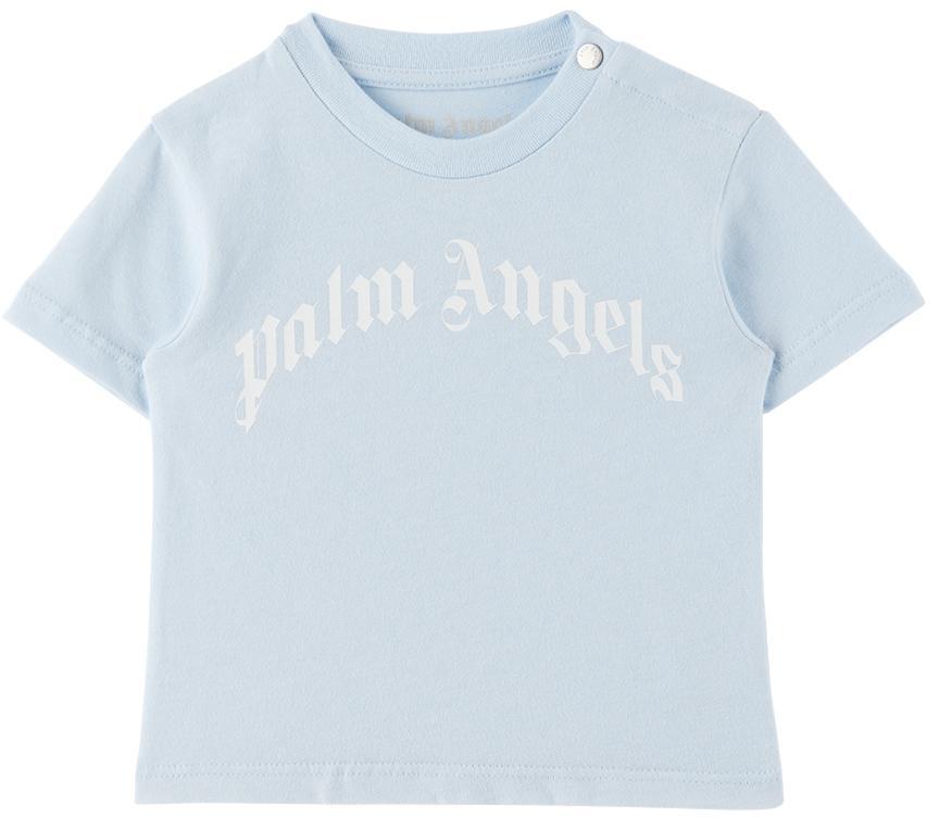 商品Palm Angels|Baby Blue Cotton T-Shirt,价格¥936,第1张图片