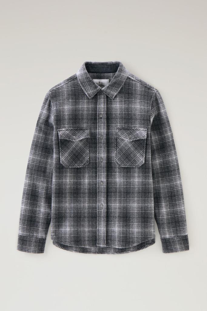 商品Woolrich|Alaskan Overshirt in Recycled Melton Wool,价格¥2200,第7张图片详细描述