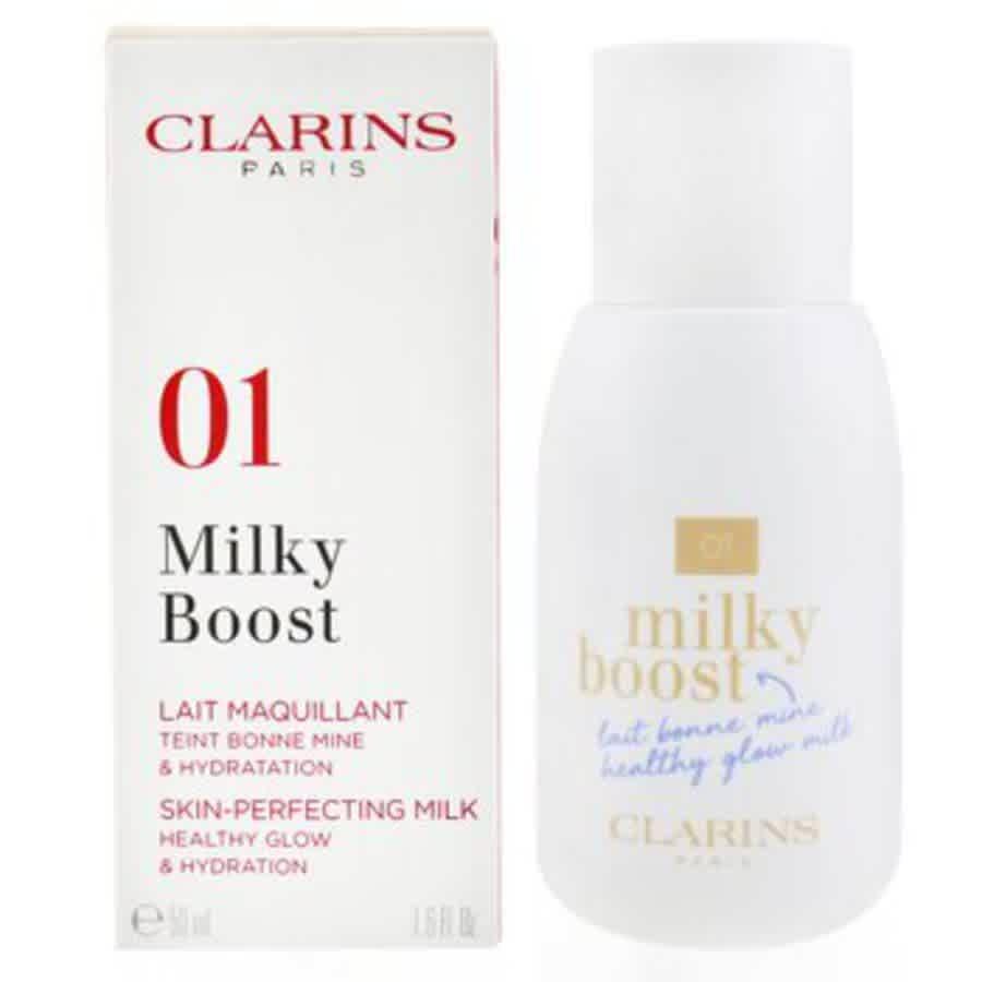 商品Clarins|Clarins - Milky Boost Foundation - # 01 Milky Cream 50ml/1.6oz,价格¥265,第4张图片详细描述
