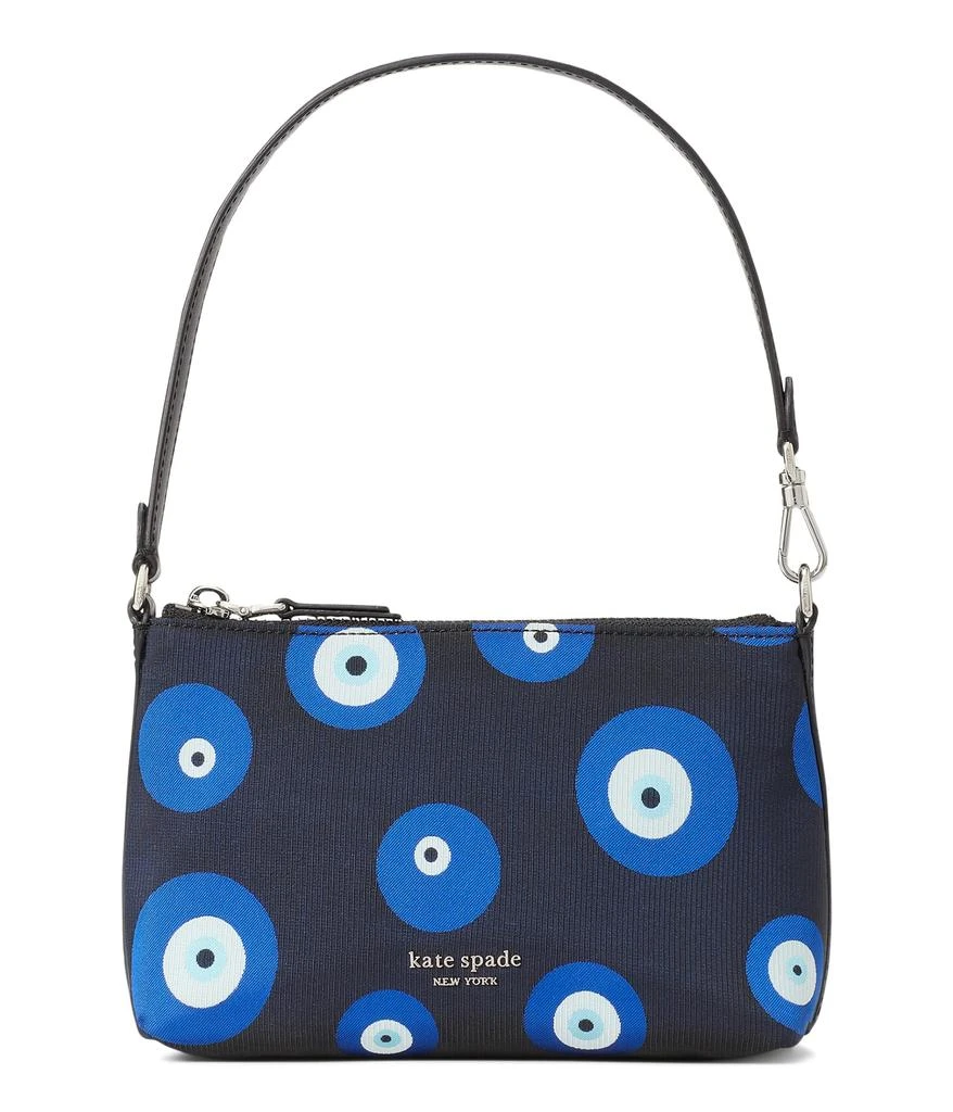 商品Kate Spade|New Pochette Evil Eye Canvas East/West Pochette,价格¥1406,第1张图片