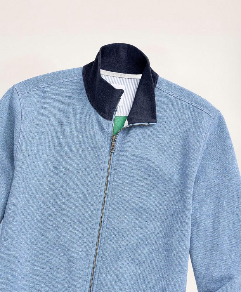商品Brooks Brothers|Full-Zip Double-Faced Pique Jacket,价格¥439,第4张图片详细描述