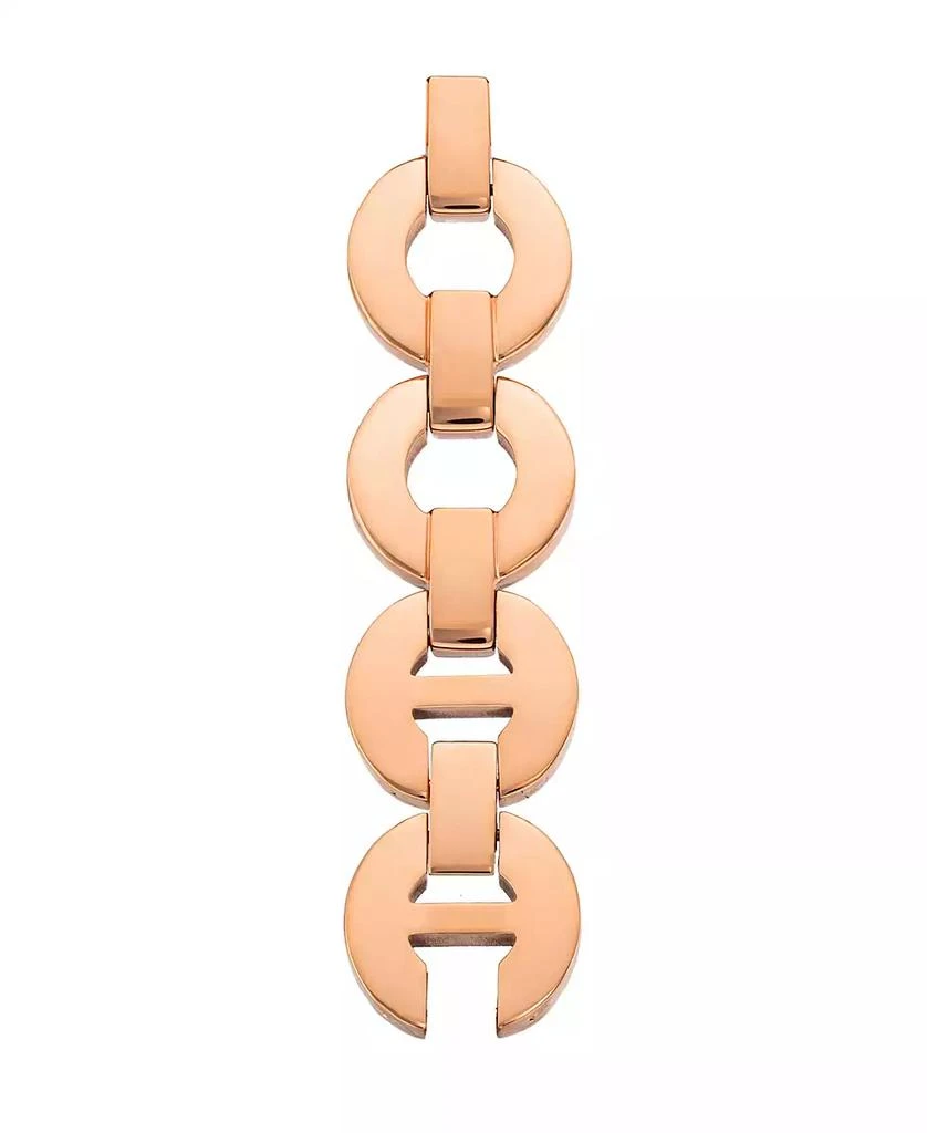 商品Anne Klein|Women's Rose Gold-Tone Alloy Metal Round Link Bracelet designed for Apple Watch® 42mm (Series 10) & 38/40/41mm,价格¥460,第2张图片详细描述