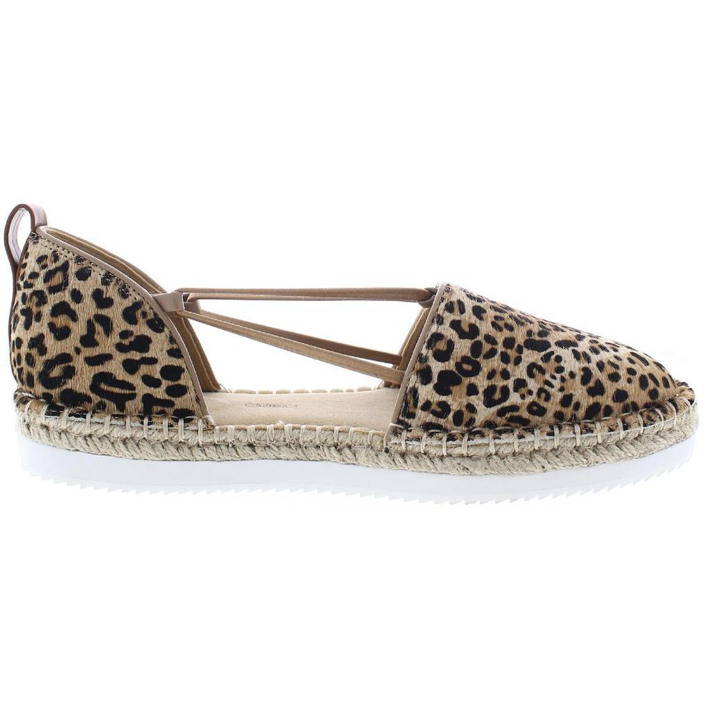 商品Rockport|Rockport Womens Seaview Leather Leopard Print Flatform Sandals,价格¥221,第4张图片详细描述