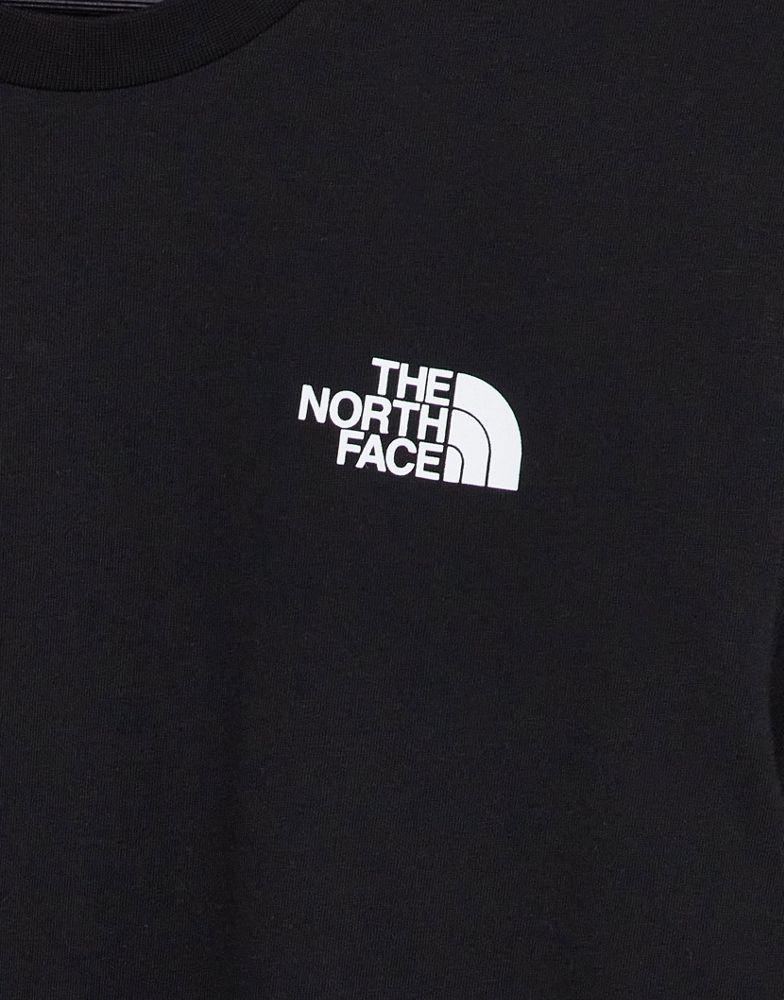 The North Face Redbox relaxed fit back print t-shirt in black Exclusive at ASOS商品第2张图片规格展示
