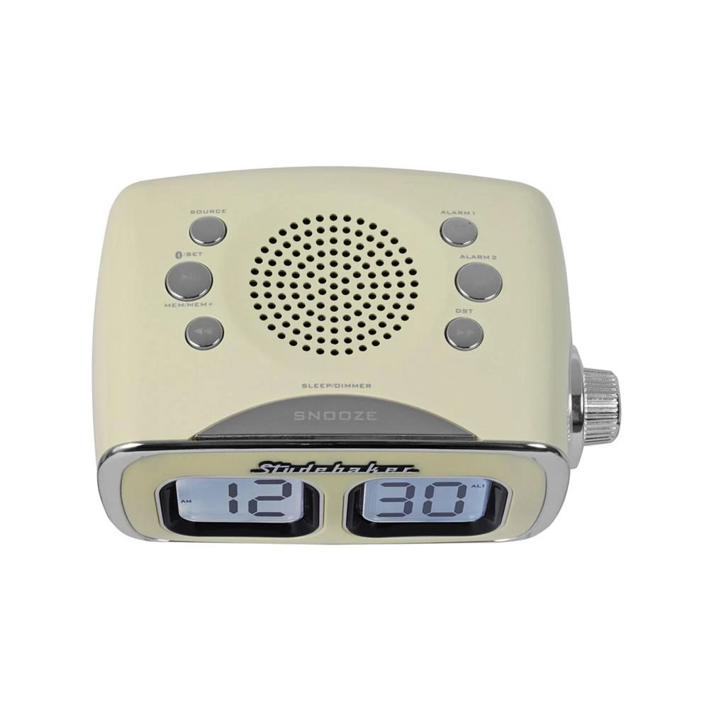 商品Studebaker|SB3500CR Roommate Retro Digital Bluetooth AM/FM Clock Radio,价格¥374,第4张图片详细描述