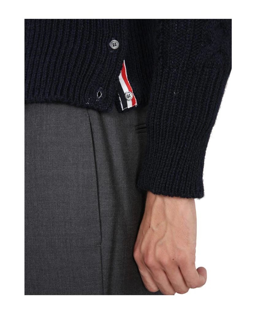 商品Thom Browne|4 Bar Crew Neck Shirt,价格¥5559,第4张图片详细描述