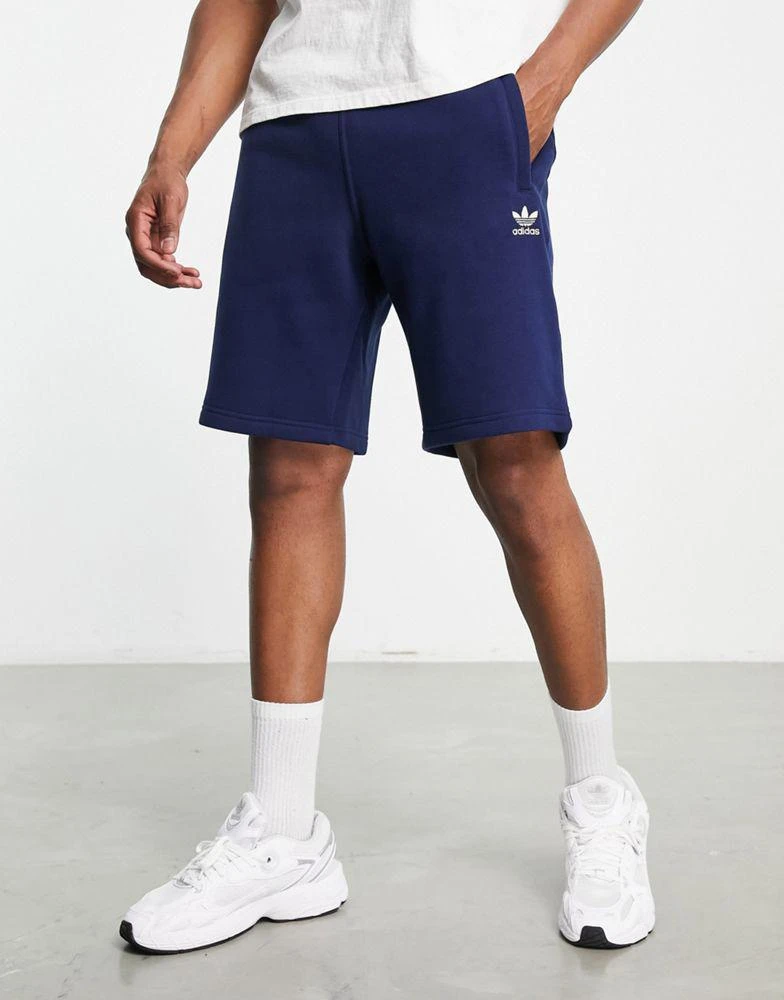 商品Adidas|adidas Originals Trefoil Essentials logo shorts in navy,价格¥347,第1张图片