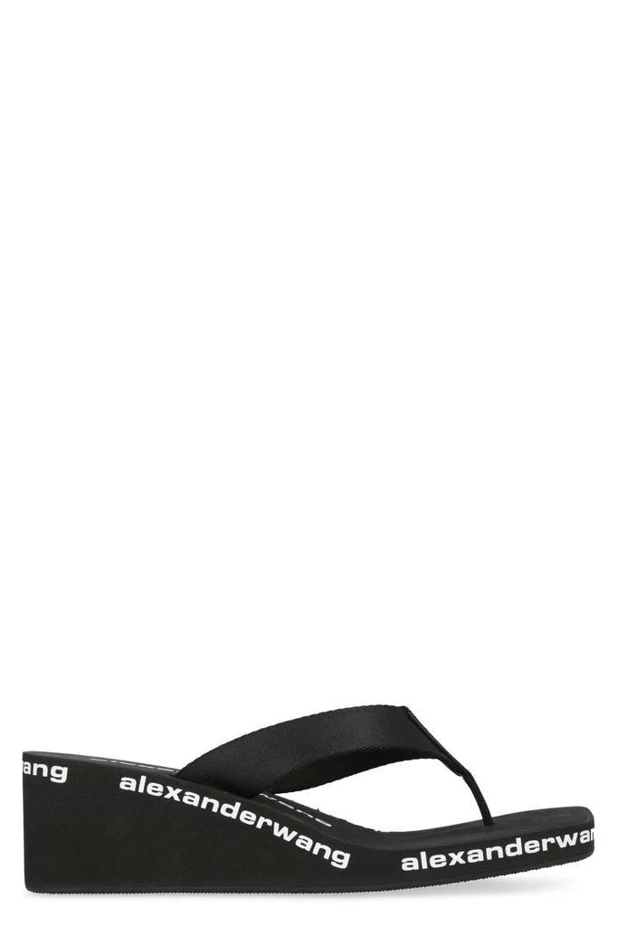 商品Alexander Wang|Alexander Wang Logo Printed Sandals,价格¥1521,第1张图片