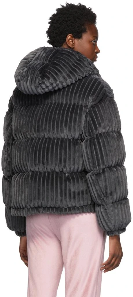 商品Moncler|Grey Down Velvet Daos Jacket,价格¥15684,第3张图片详细描述