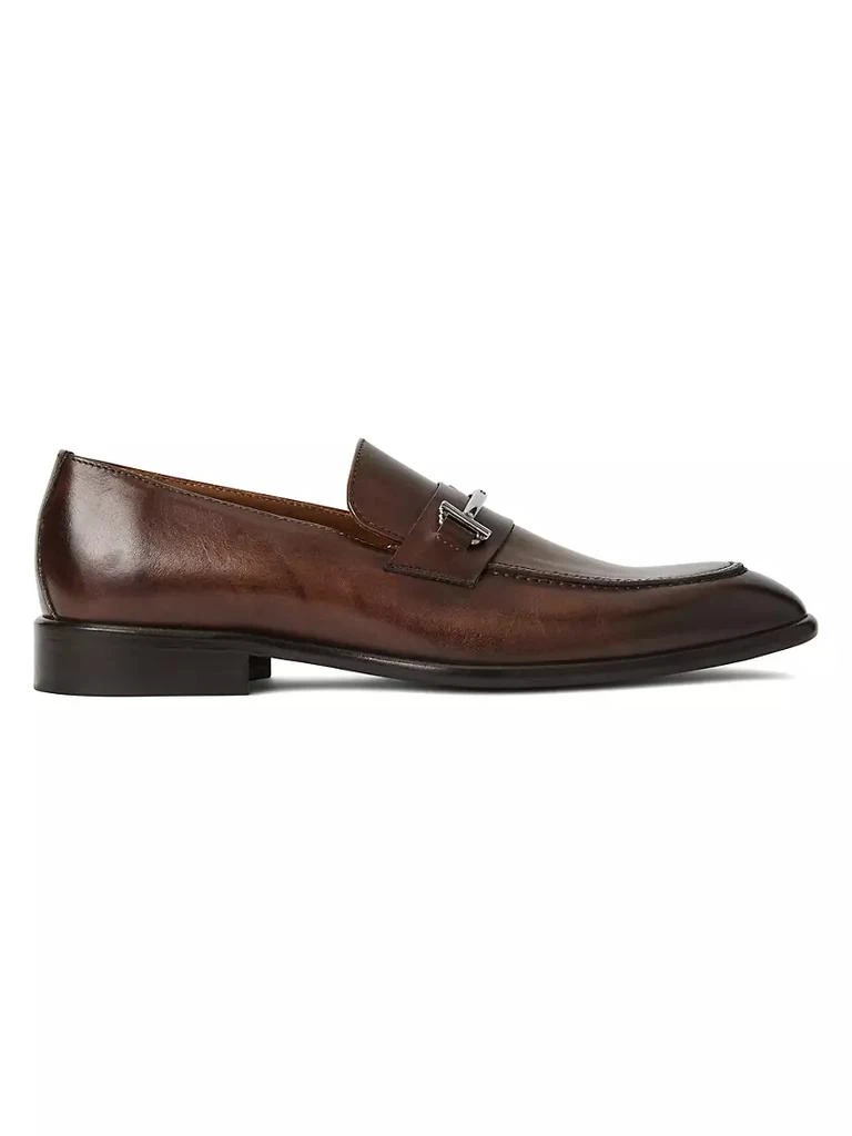 商品Bruno Magli|Na Sante Leather Loafers,价格¥2963,第1张图片