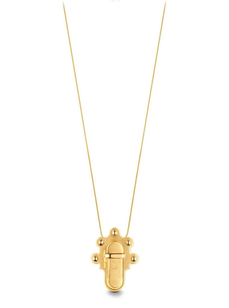 商品Louis Vuitton|Trunk Lock Pendant Necklace and Brooch,价格¥4319,第1张图片