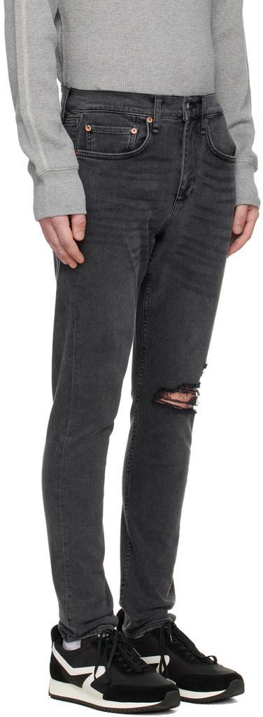 商品Rag & Bone|Black Fit 1 Jeans,价格¥1961,第4张图片详细描述