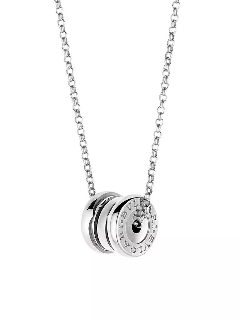 商品BVLGARI|B.zero1 18K White Gold Spiral Pendant Necklace,价格¥17319,第1张图片